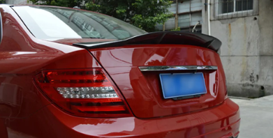 W204 C Class R Style Carbon Fiber Spoiler