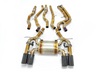 S55 Valved Catback Golden Titanium Exhaust