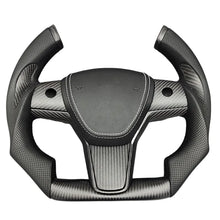  Model 3/Y Yoke Style Carbon Fiber Steering Wheel Replacement