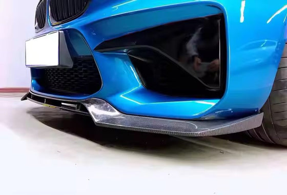 F87 M2 V Style Carbon Fiber Front Lip